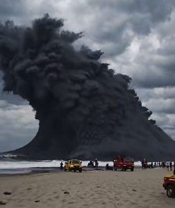 Hell From Below: Thick Smoke Explodes Out of the Ocean, Sends Crowds Running