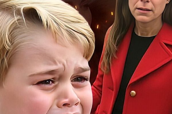 Stay strong, Mom…” Prince George sobbed as Kate Middleton left for her second chemotherapy. “They said she might not come back…