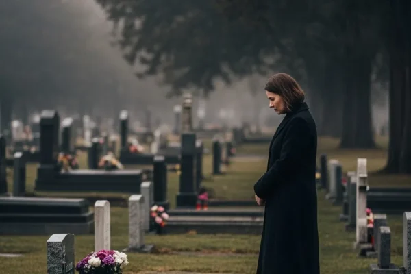 My “husband” is enjoying a luxury vacation while I’m at our daughter’s funeral. He texted, “I’ll call you later, important meeting.” But he has no idea what I’ve already done…