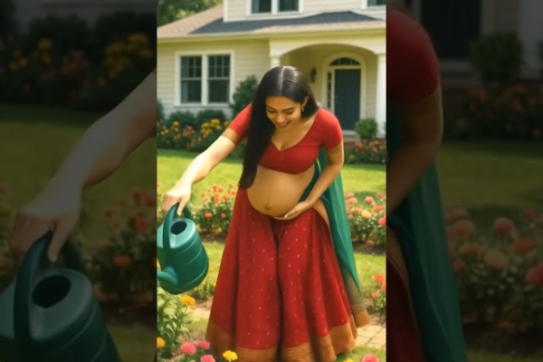 Pregnant Lady Collapses in Garden | Shocking Moment!