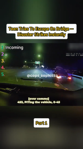 Teen Tries to Escape on Bridge, Disaster Strikes Instantly