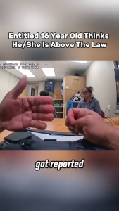 Entitled 16-Year-Old Thinks He’s Above The Law And The Internet Can’t Even