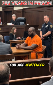 “Judge Drops 765-Year Sentence—What the Massive Defendant Did Next Shocked the Entire Courtroom”